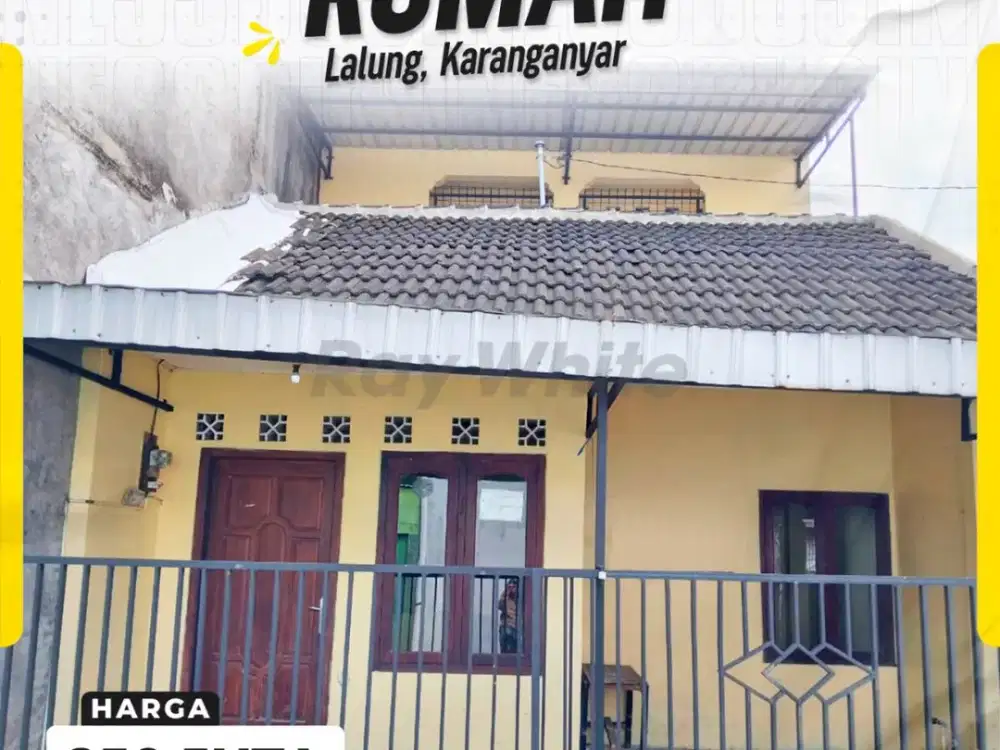 Rumah 2 Lantai Siap Pakai Harga Murah Di Lalung Permai Karanganyar