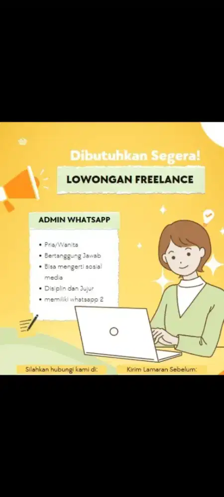 Admin freelance TikTok kerja dari rumah