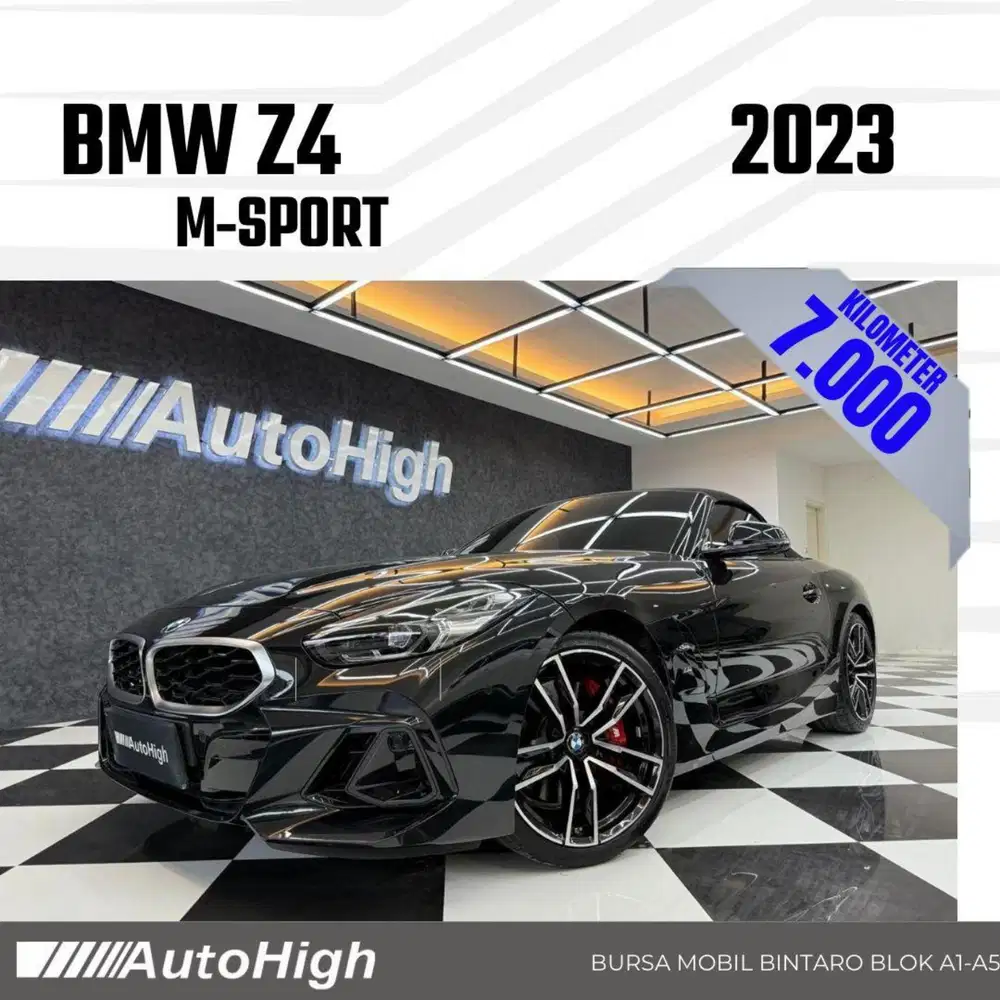 DP10% [Km7.000] Z4 Cabriolet M-Sport 2023 Black Reg 2024 #AUTOHIGH
