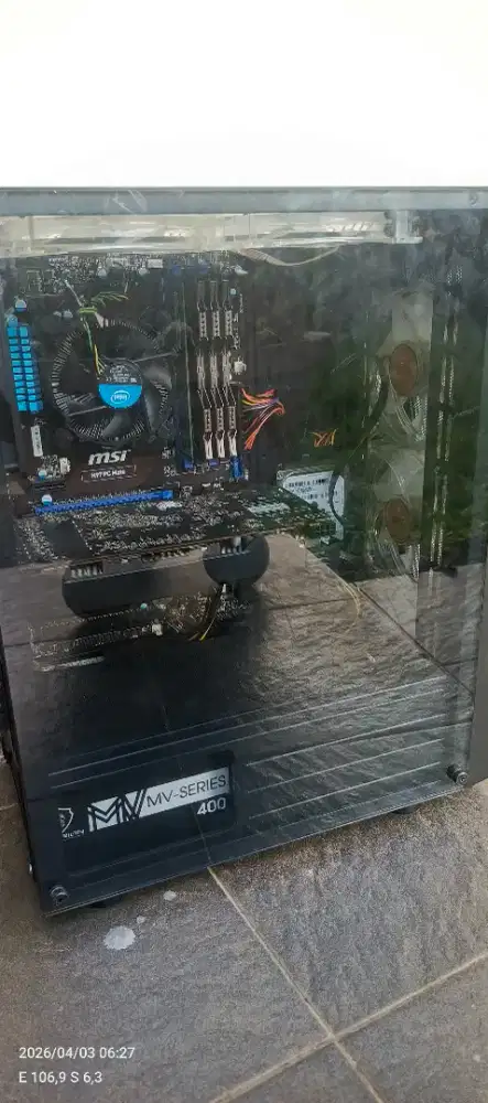 Komputer gaming desktop PC Xeon i5 lancar jaya