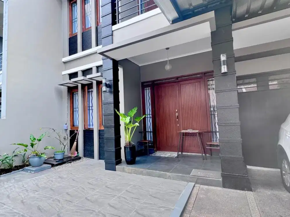 Rumah Mewah Minimalis Modern di Batununggal Semi Furnish Bandung Kota