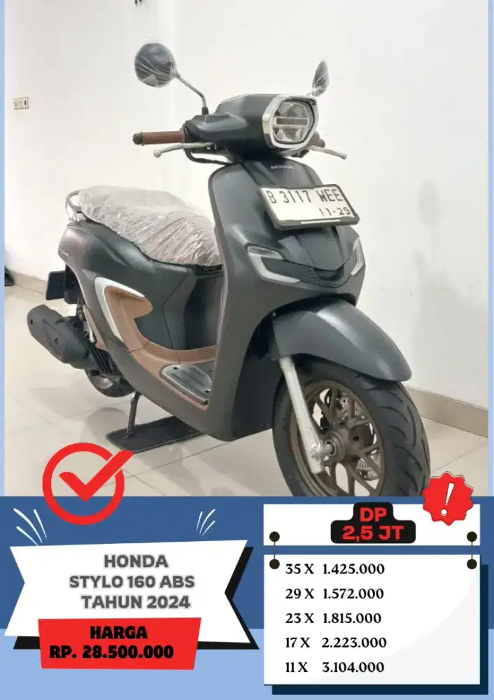 Honda Stylo 160 ABS Tahun 2024 KM 6xxx