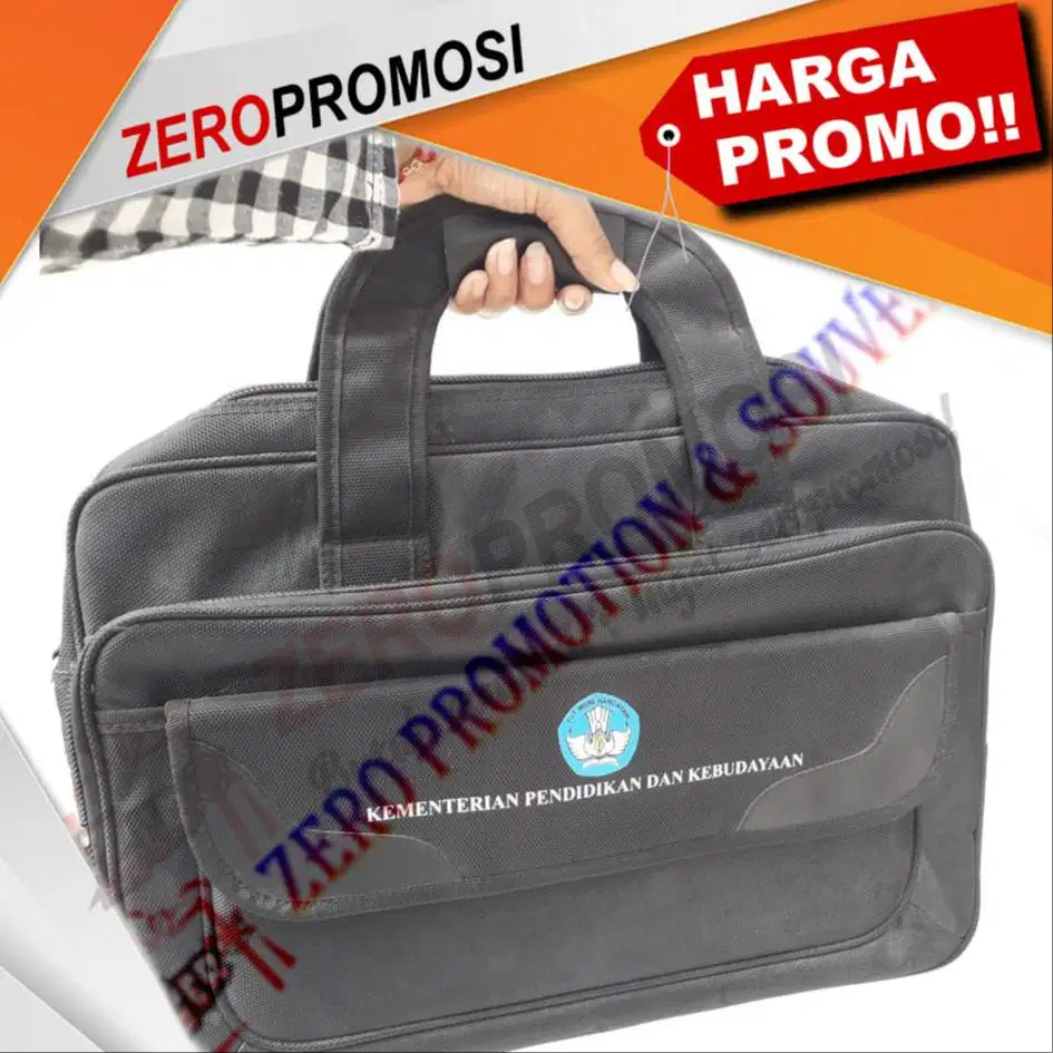 Tas Laptop Custom Promosi Harga Grosir – Logo Brand Ikut Jalan Setiap
