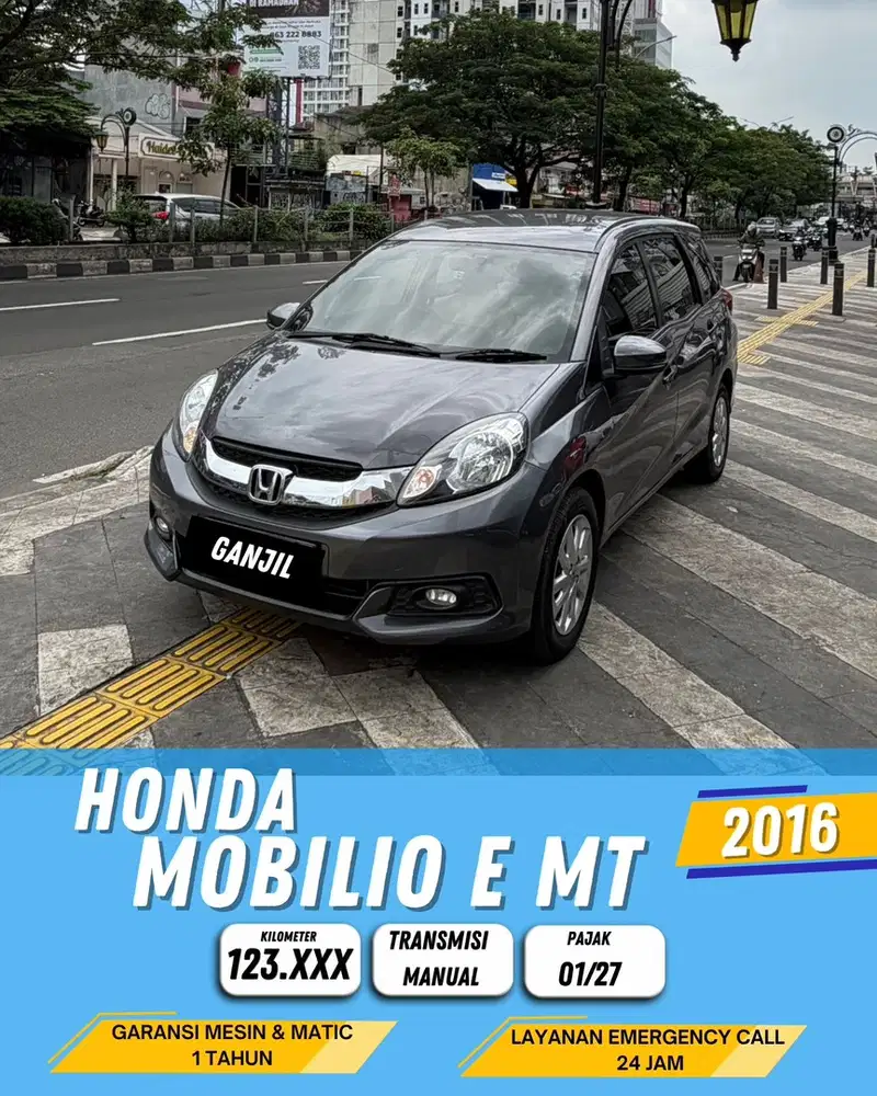 HONDA MOBILIO E 2016 MT MANUAL / GANJIL