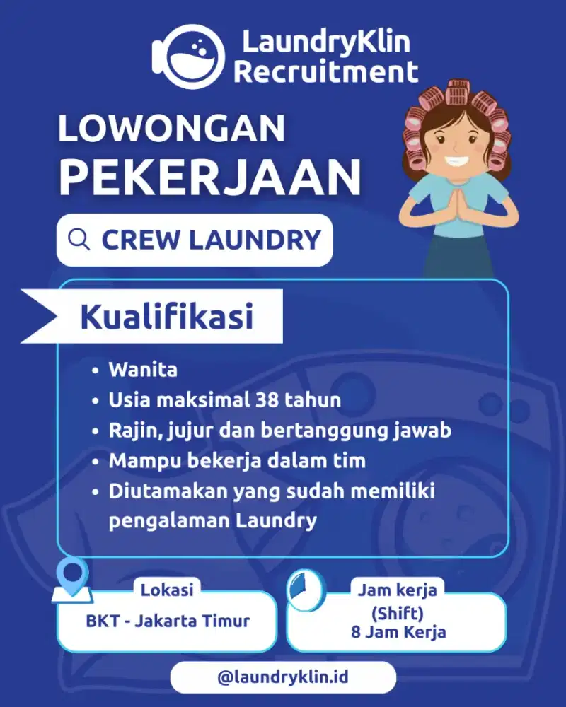 LOWKER CREW LAUNDRYKLIN BKT