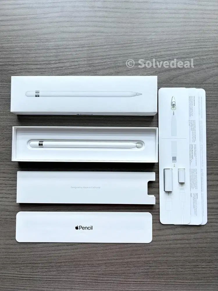 Apple Pencil Gen 1 Ibox Include USB-C — Original Fullset Mulus