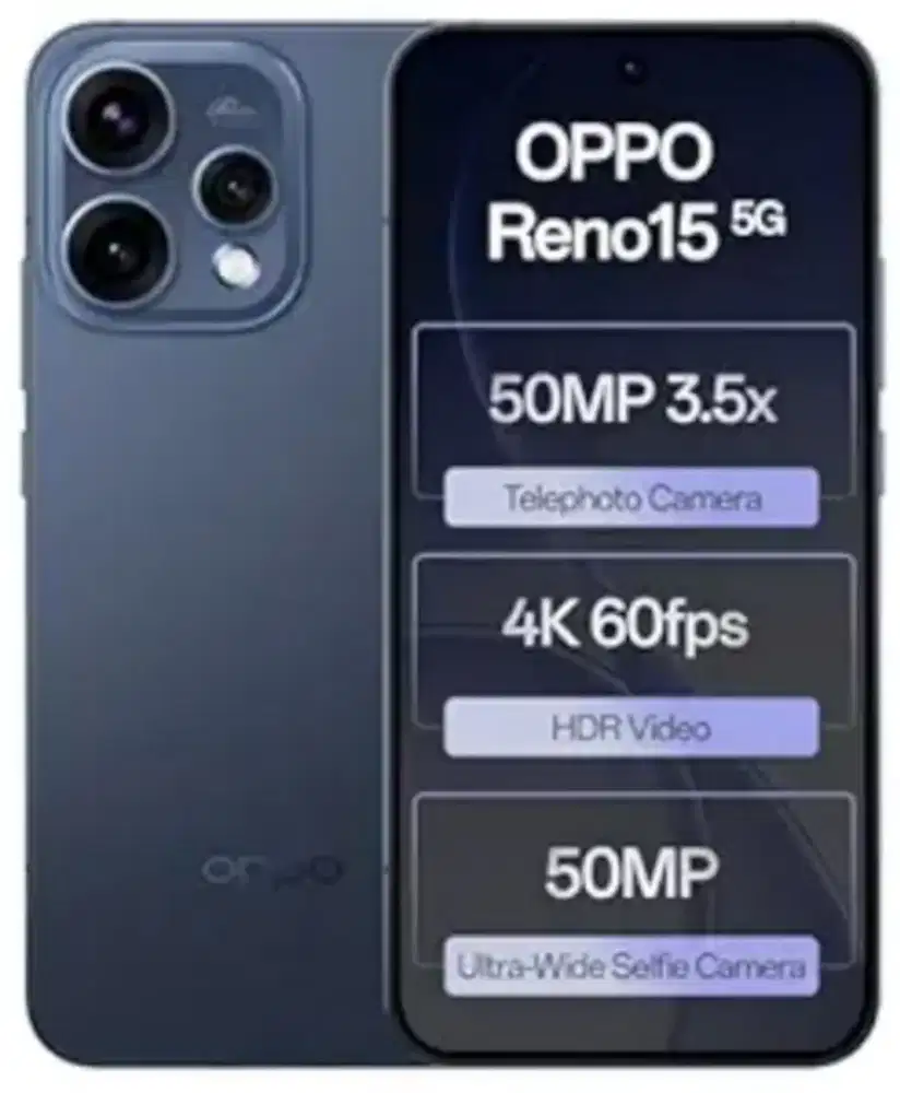 OPPO RENO 15 5G 12/256 PROMO APRIL APIK POL. CICILAN RINGAN