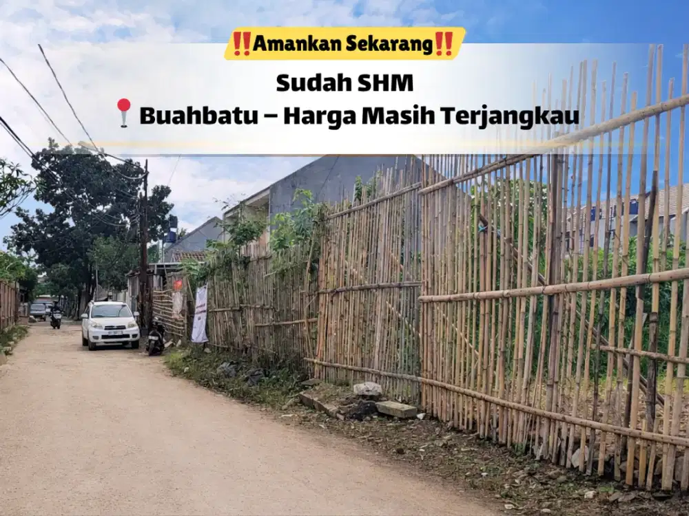 Kavling Buahbatu 10x27 SHM + IMB