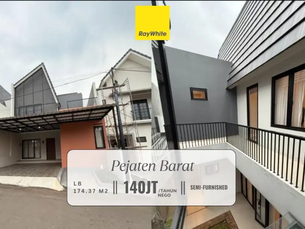 Disewakan Murah! Rumah Brand New di Pejaten Barat, Pasar Minggu SEMI FURNISHED!!