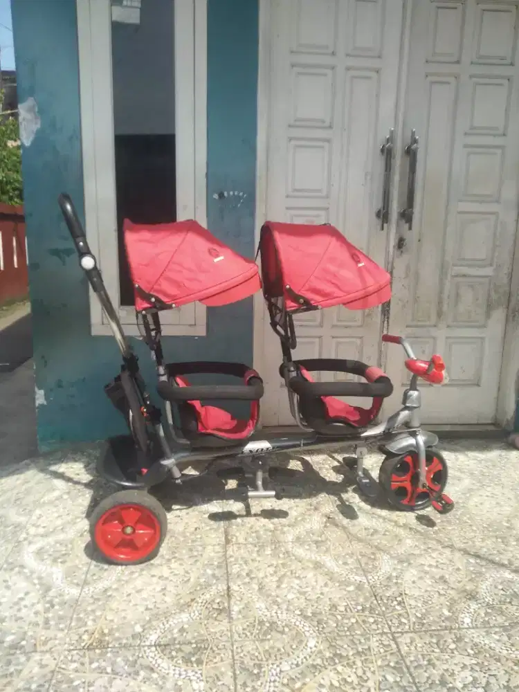 sepeda anak roda 3 twins exotic