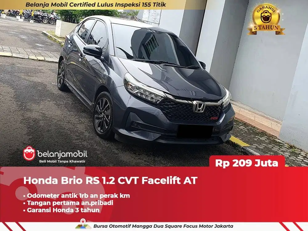 [ LOW KM 1RB AN ] Honda Brio RS 1.2 CVT Facelift AT 2025 2026
