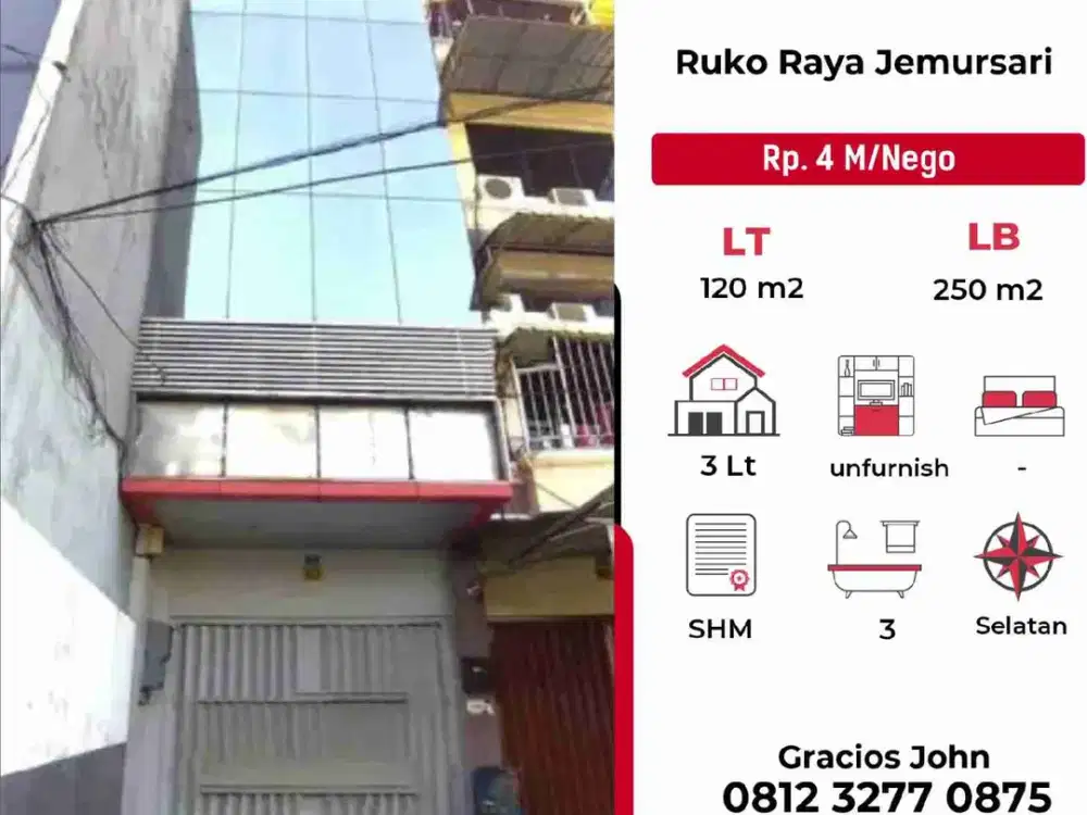 Ruko Bagus Murah Raya Jemursari strategis bagus buat usaha Bank segala usaha