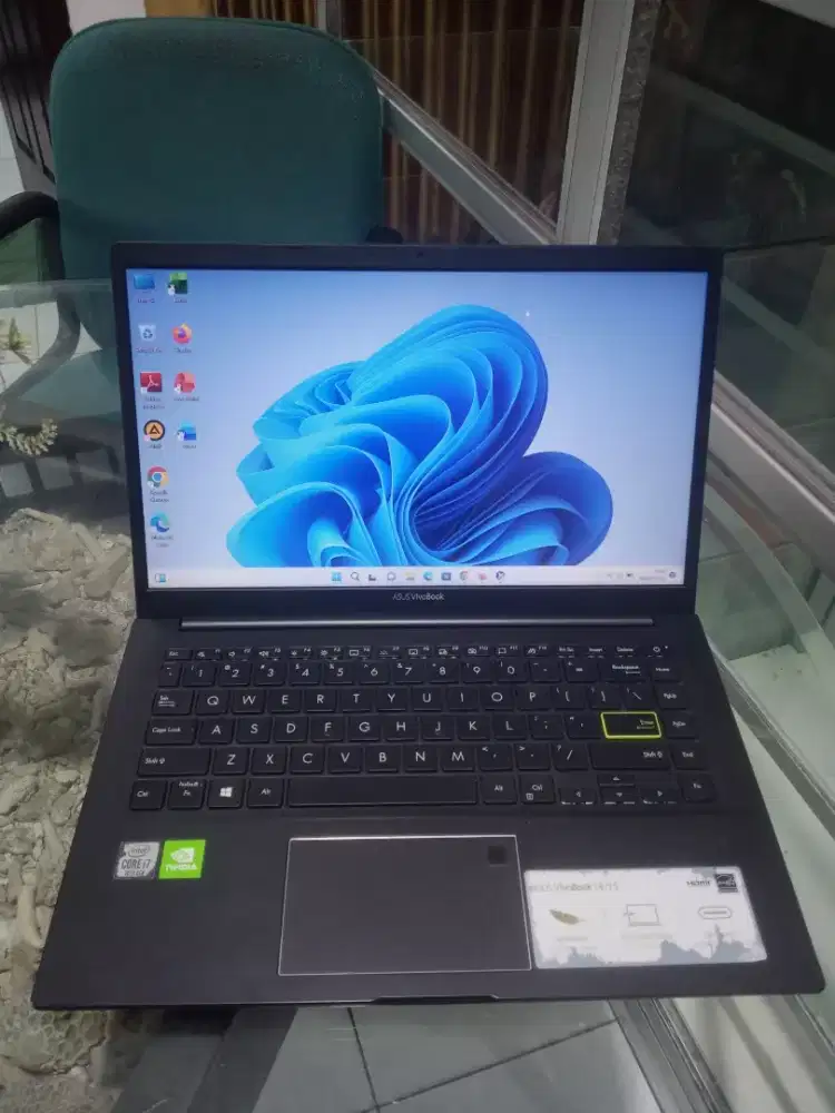 Laptop asus Vivobook K413e core I7 gen 10 nvidia mx350