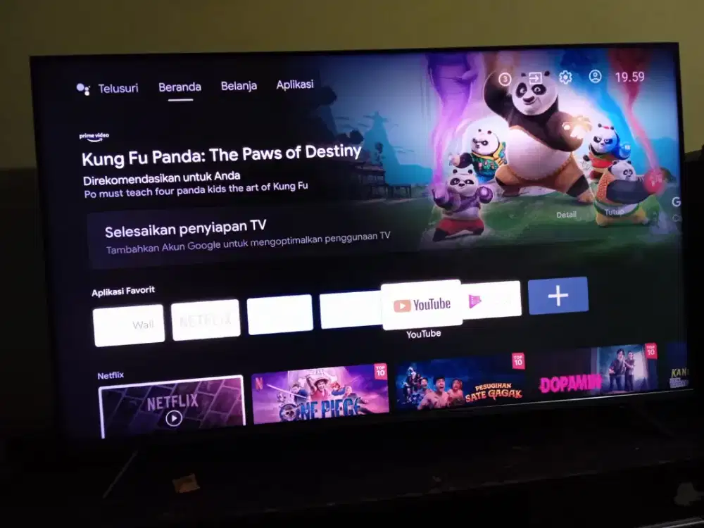 Jual tv android merk Xiomi dan Sharf 55/32 ins mulus ori segel