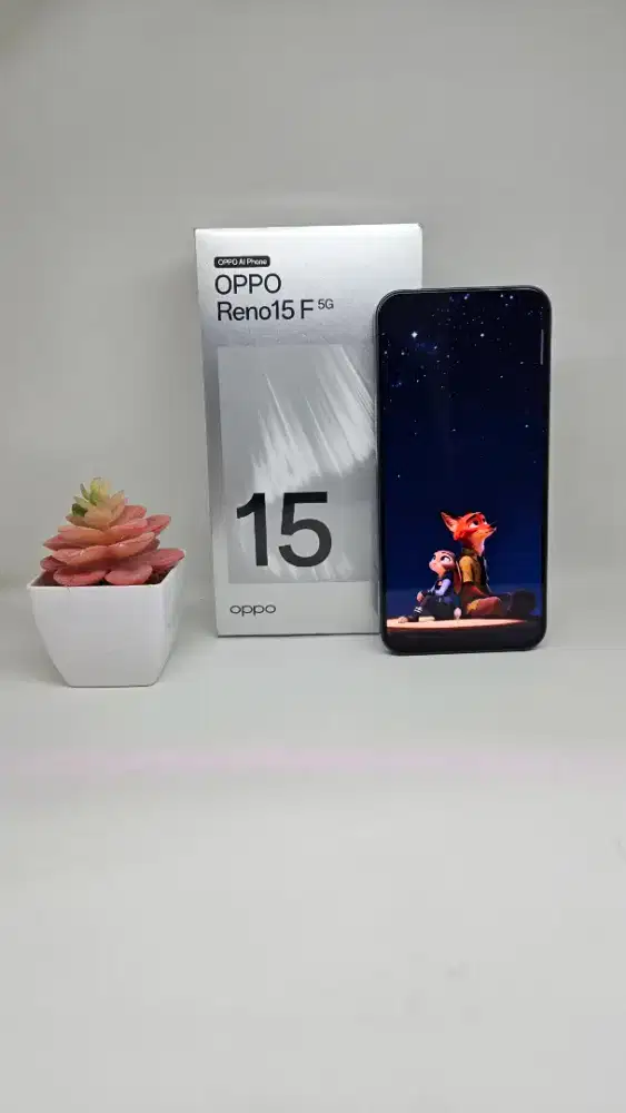 Oppo Reno 15F 5G 8/256 (Biru Tua) Garansi 13-03-2027