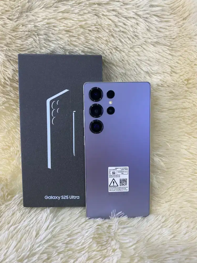 Samsung S25 ultra 12/256 silver blue Garansi agustus 2026#3Gcom