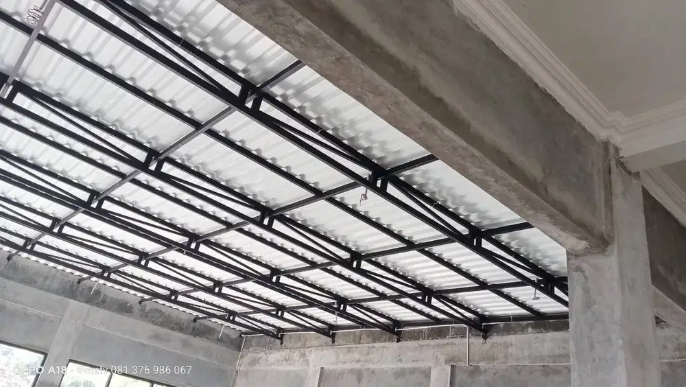 Kanopi alderon minimalis di kebumen.