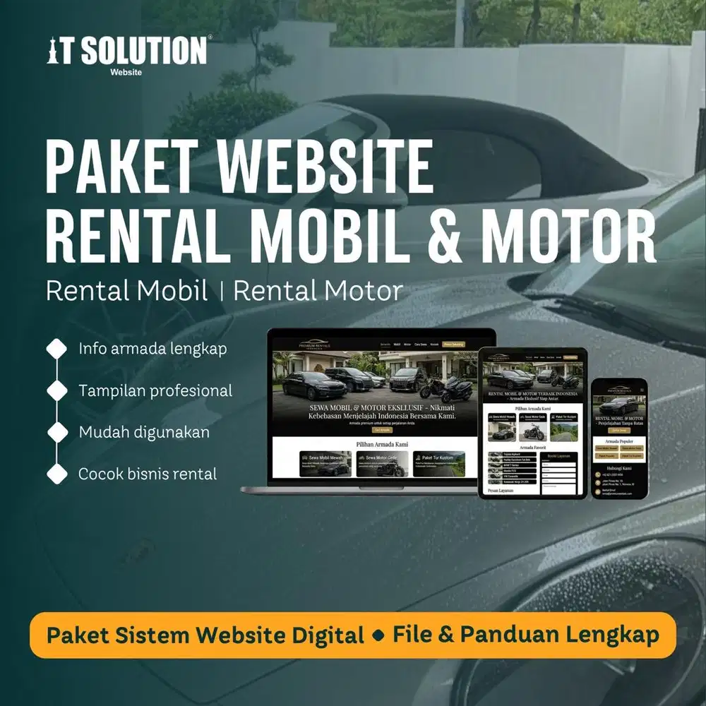 Pembuatan Website Rental Mobil dan Motor di Malang