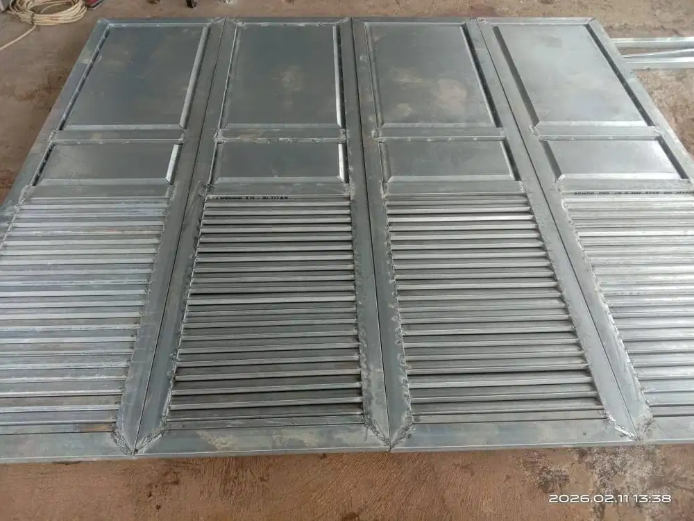 Pintu folding gate lipat kabupaten kebumen.