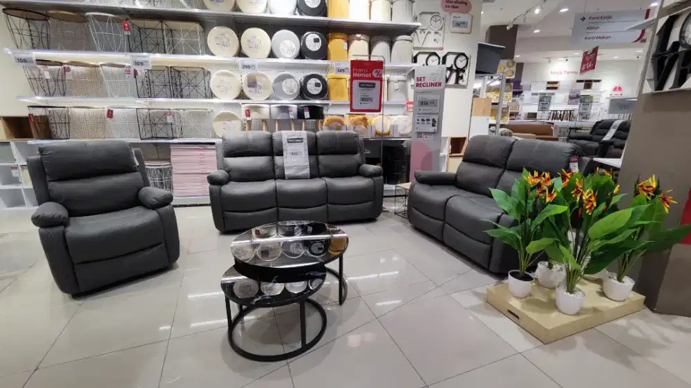 Cuci Gudang Sofaset Recliner