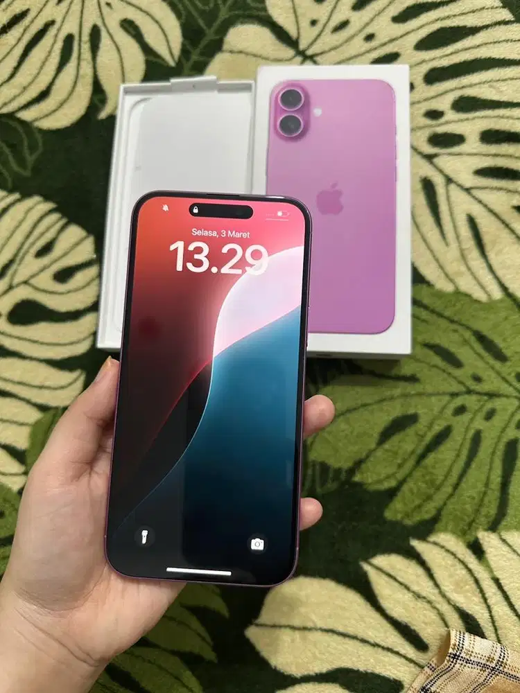 Iphone 16 Plus 128gb Pink IBOX Garansi On Januari 2027