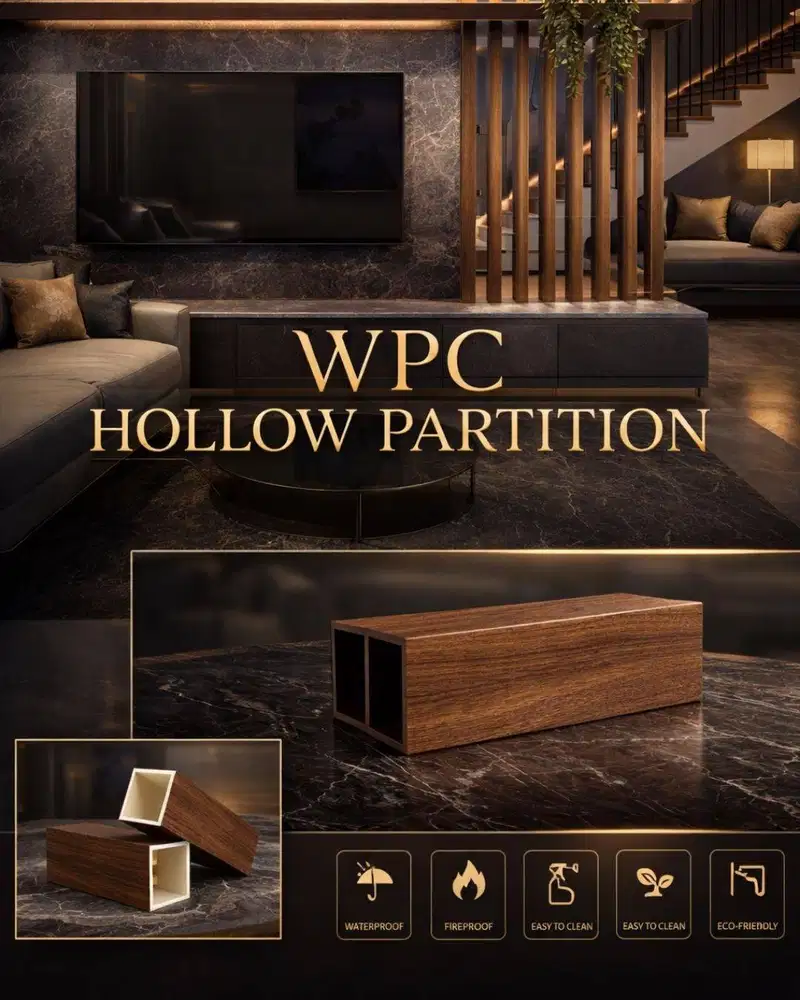 PVC Partisi Hollow Indoor ITU Series | Kisi Kisi Ruangan | Partisi Sek