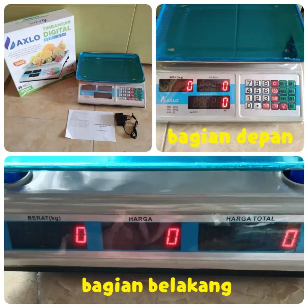 Timbangan Digital Multifungsi 40 Kg Axlo A-903