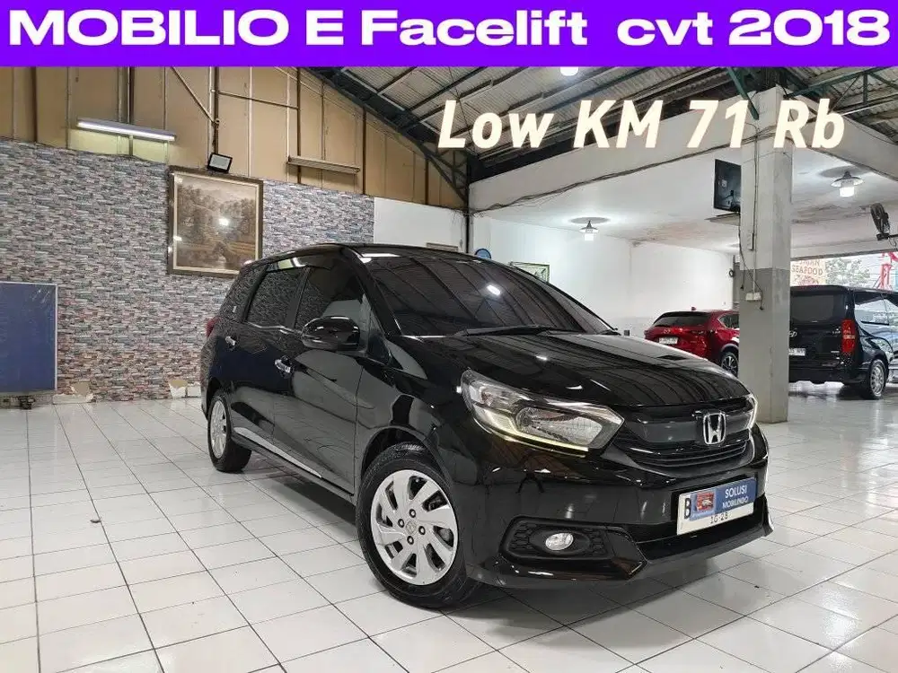 (Low KM) Honda MOBILIO E CVT Facelift 1.5 Bensin AT 2018 Hitam