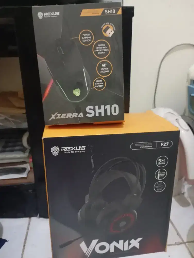 Mouse & Headset gaming rexus