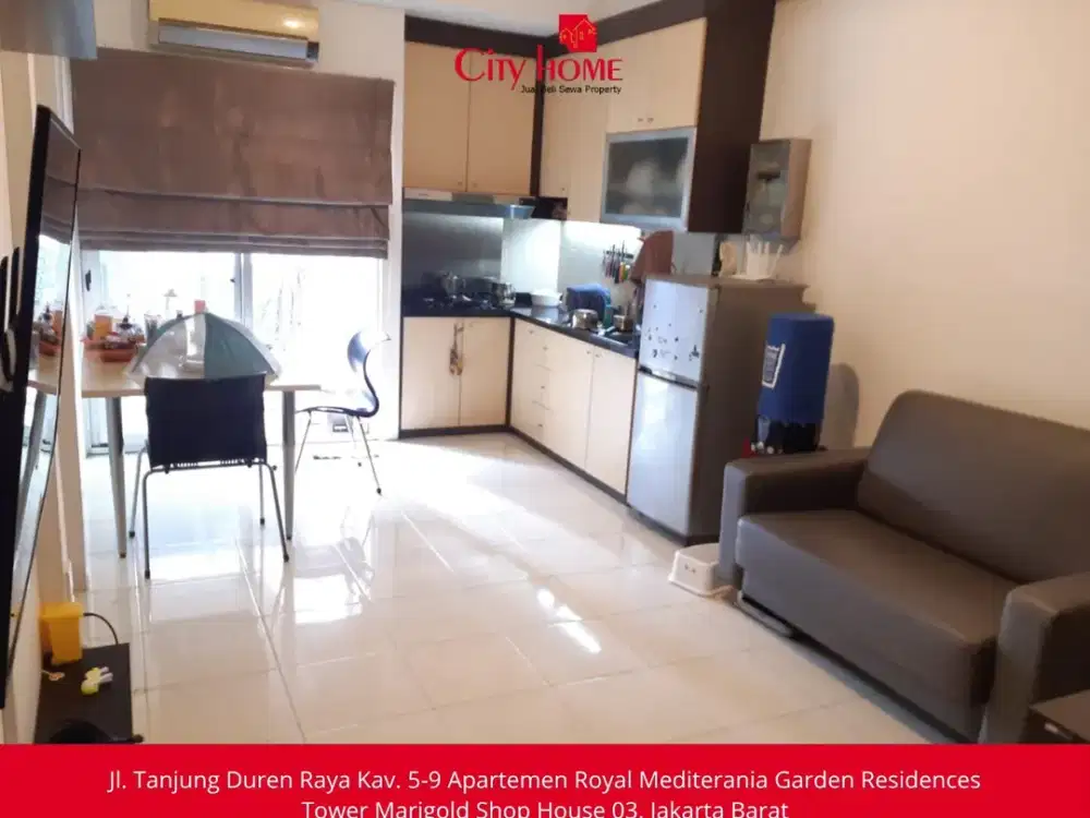 Dijual Apartemen 3BR Furnished di Mediterania Garden Residences 2 Tanjung Duren Jakarta Barat