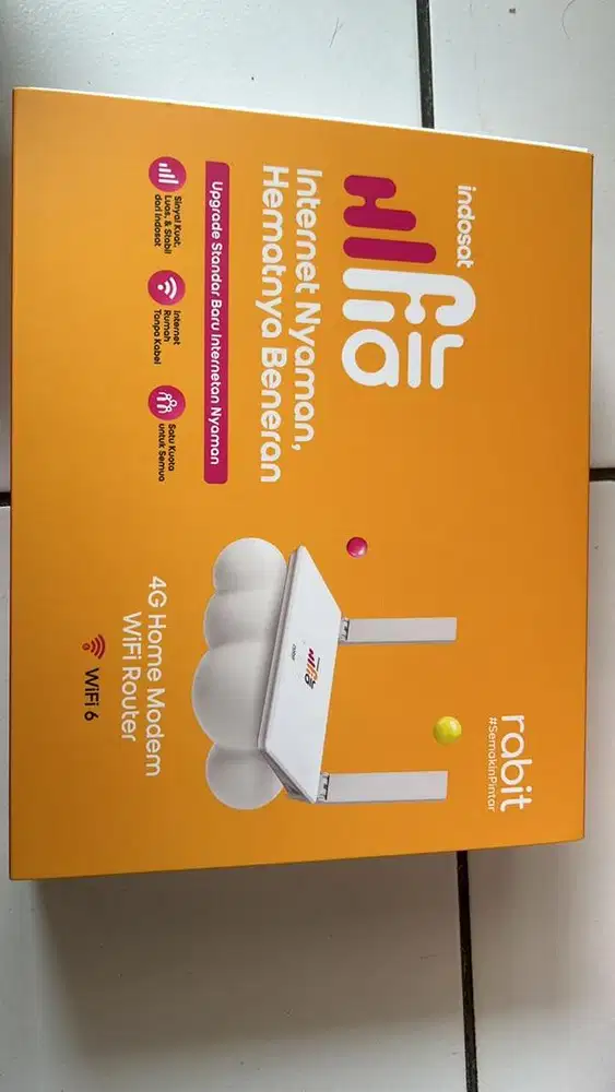 Indosat HiFi Air 4G Wifi Router HKM 0127+ + KUOTA 50Gb