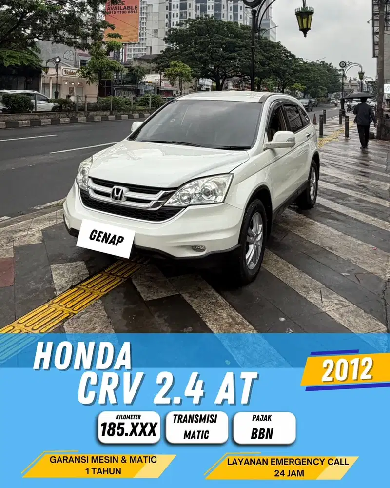 HONDA CR-V 2.0 2012 AT MATIC / GENAP