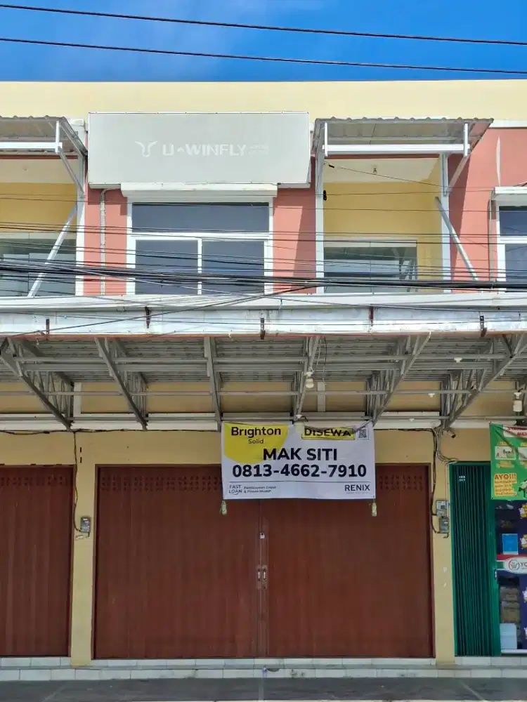 Disewakan ruko strategis di tengah kota Balikpapan