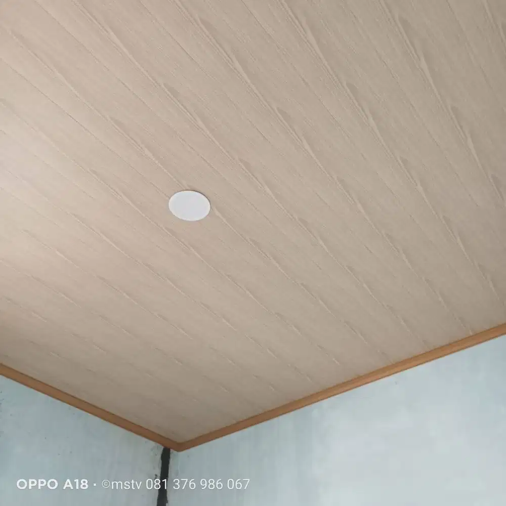 Plafon pvc model datar. bahan tahan ambrol. kabupaten kebumen