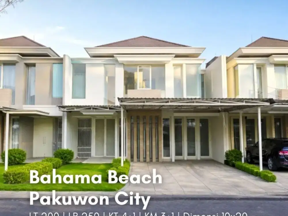 Rumah Bahama Beach, Pakuwon City, MINIMALIS, SIAP HUNI, FURNISHED