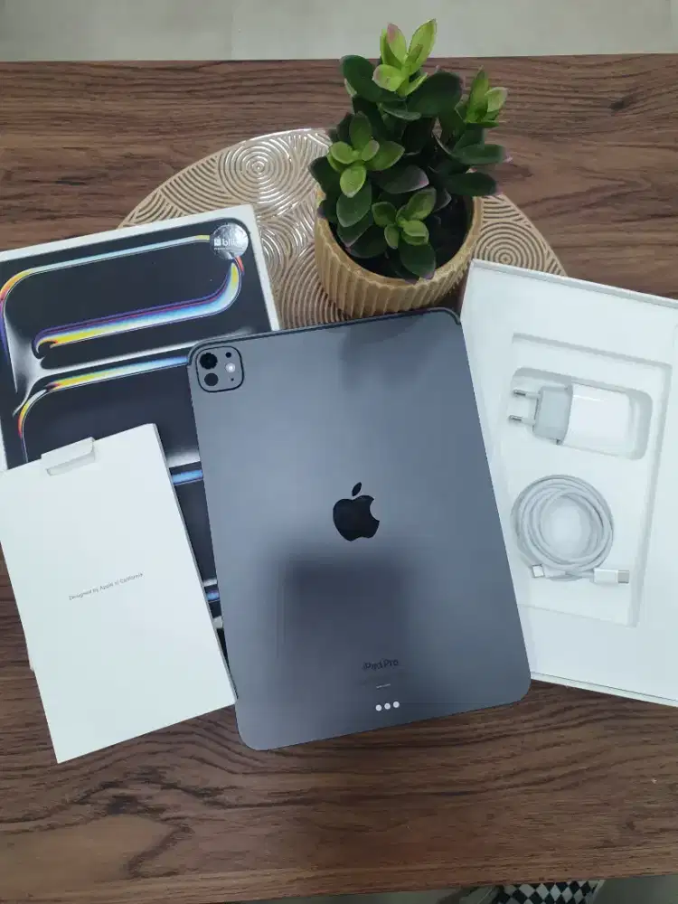 Ipad Pro M4 256gb bh100% cc23 grs resmi bli2 s/d september fullsheet