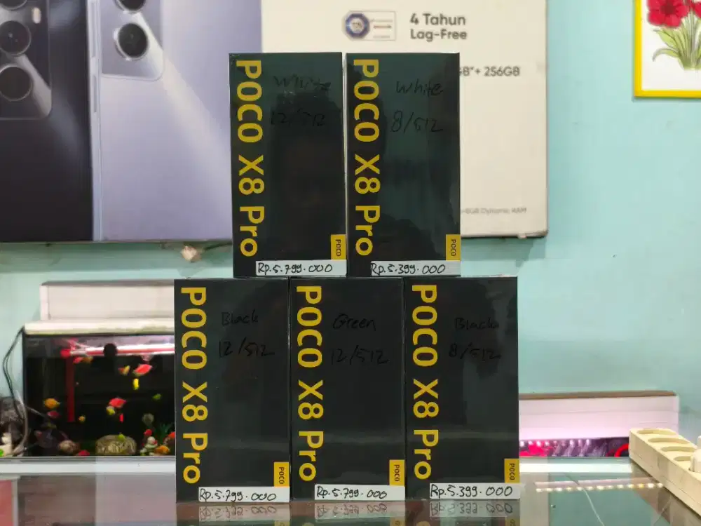POCO X8 PRO 5G 12/512 NEW SEGEL PROMO TERMURAH