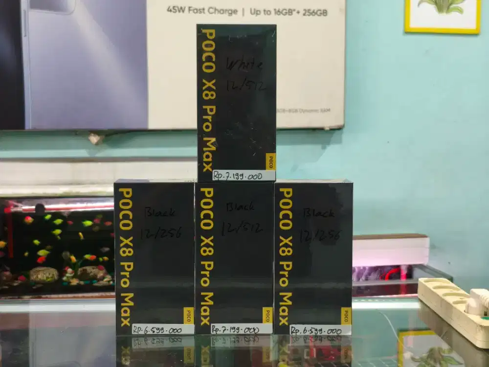 POCO X8 PRO MAX 5G 12/512 NEW SEGEL PROMO TERMURAH