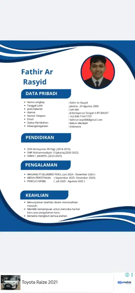 Mencari pekerjaan apa saja