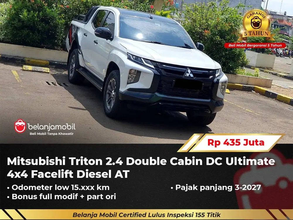 [FULL MODIF] Mitsubishi Triton 2.4 Double Cabin Ultimate 4x4 2023/2024