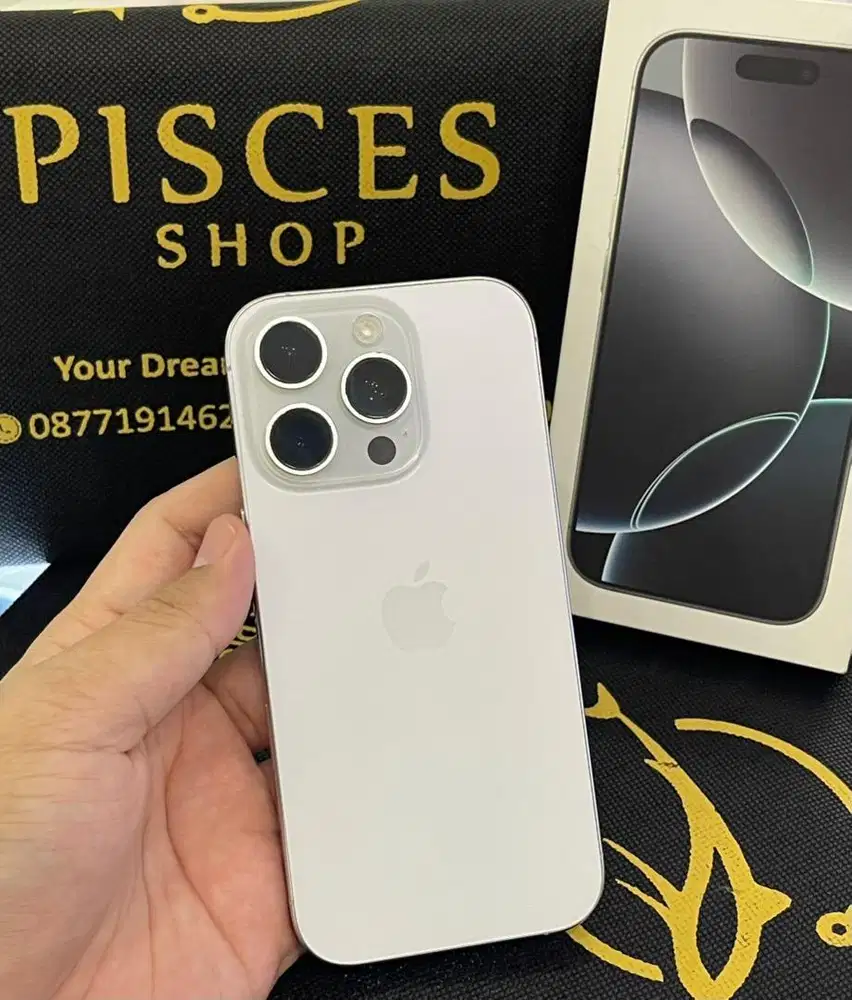IPHONE 16 PRO 256GB IBOX RESMI FULSET MULUS MURAH