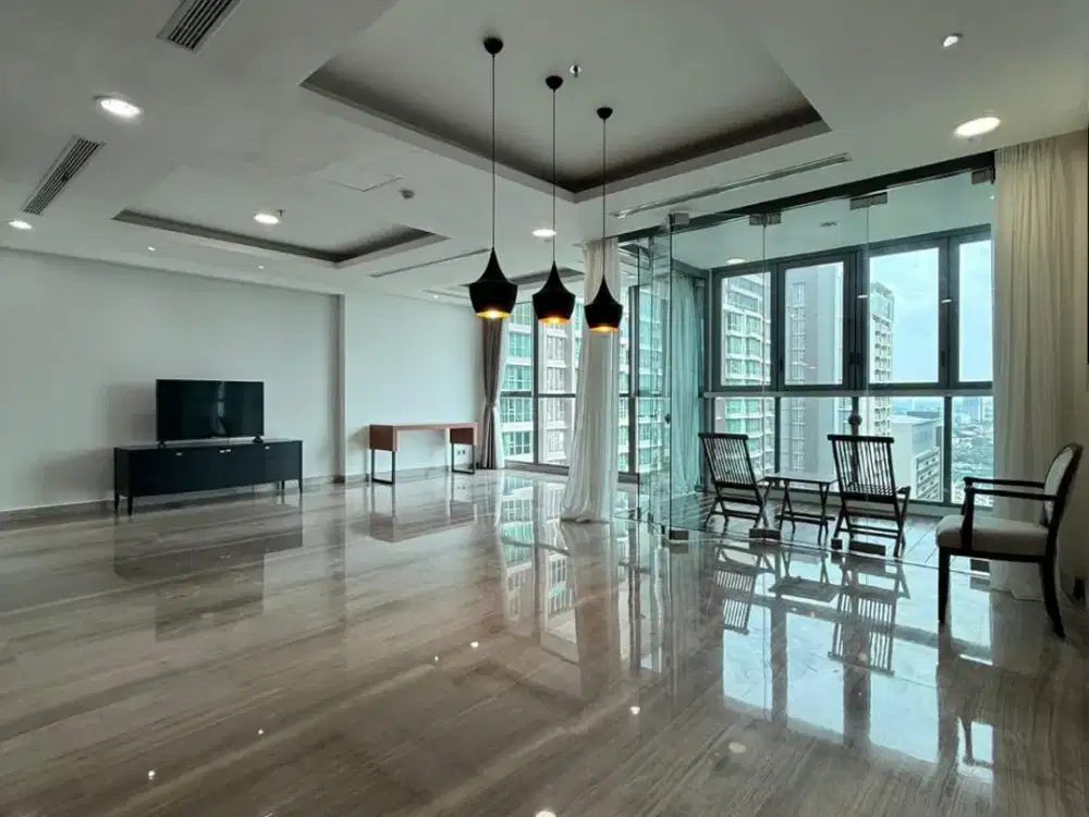 Disewakan Apartemen Kemang Village Residence Tipe 3 Kamar Tidur Semi Furnished