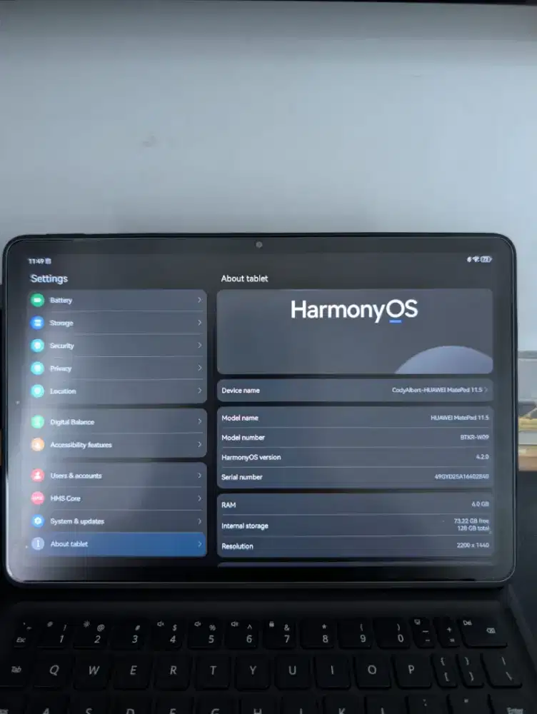 Dijual Huawei Matepad 11.5 2024