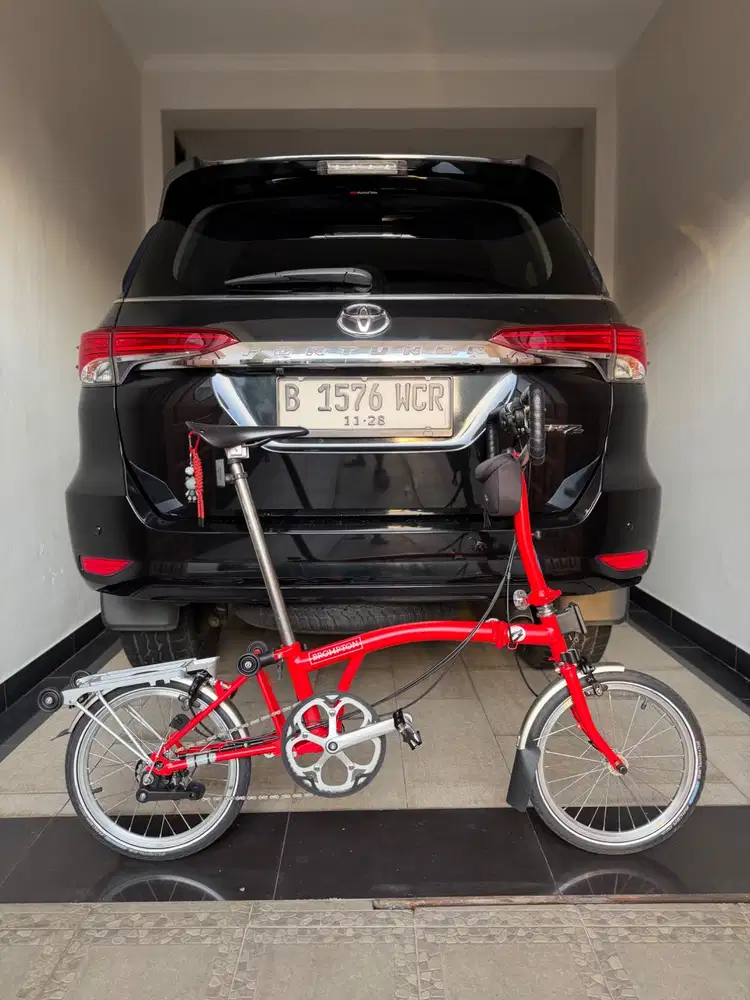 Brompton Red Rocket M6R Tahun 2019