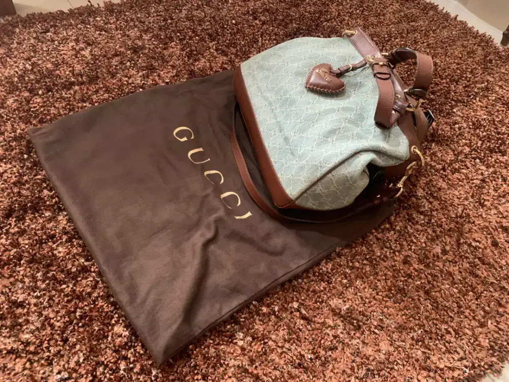Tas Gucci Blue Denim (ori)
