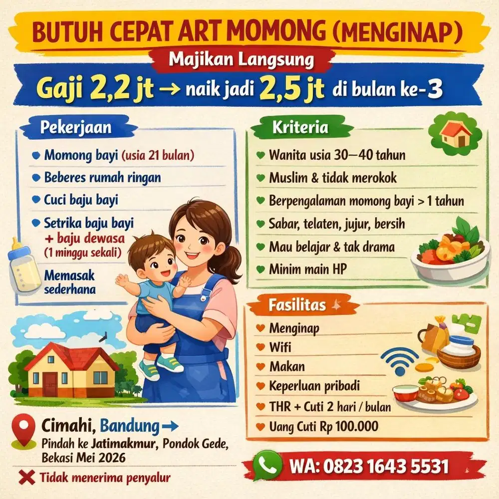 Art + Momong Menginap