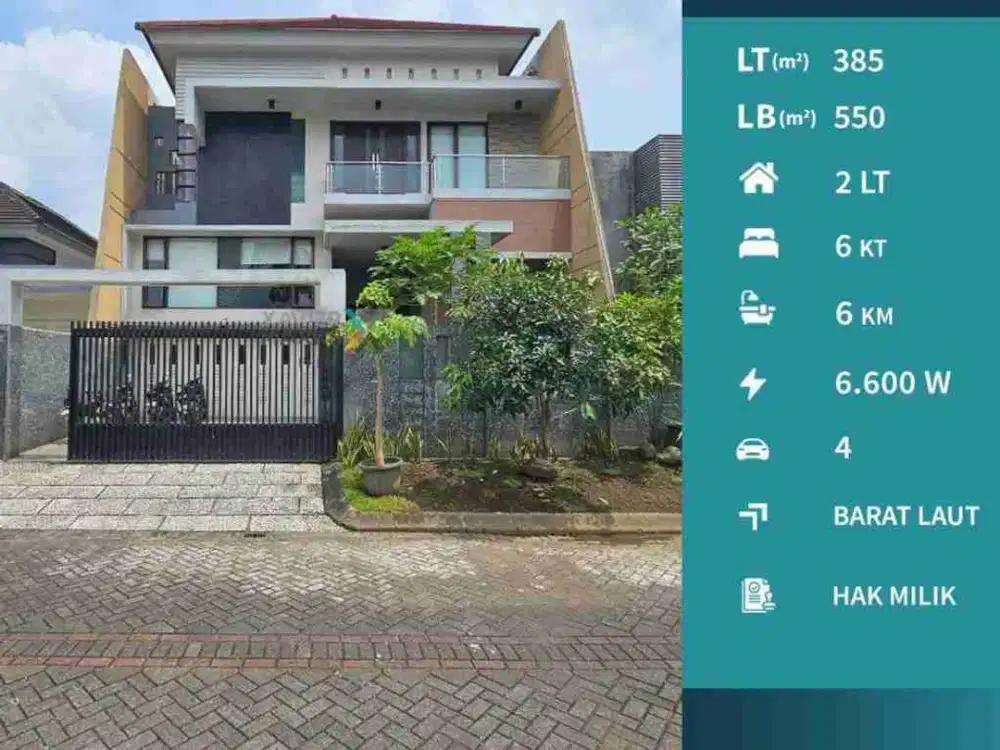 Dijual Rumah Premium Mewah di Istana Dieng, Dieng Malang