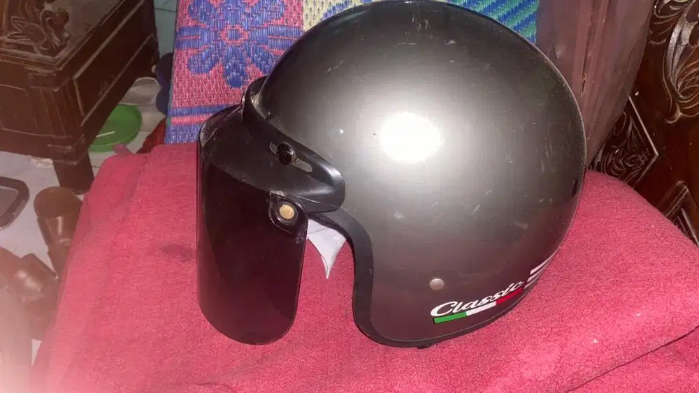 jual murah bu helm bogo classic negoin aja