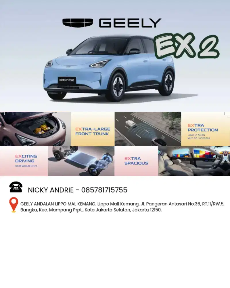 Di cari sales executive mobil Geely