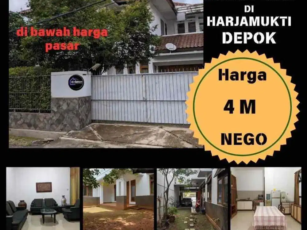 Rumah luas di Harjamukti Cibubur Depok